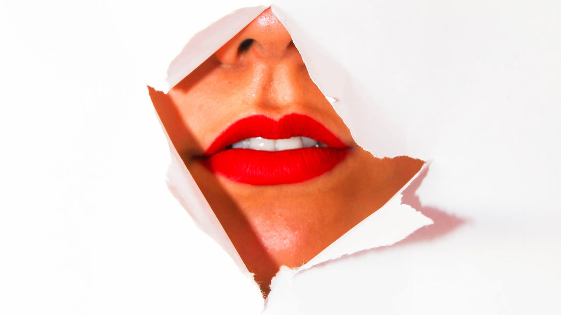 Immagine della bocca di una donna