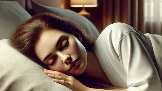 Donna che dorme pacificamente 